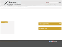 Tablet Screenshot of muhanna.com
